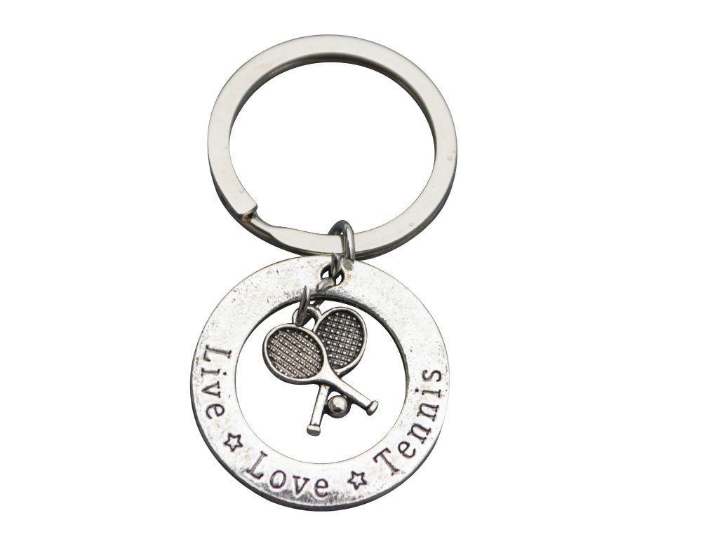  [AUSTRALIA] - Infinity Collection Tennis Keychain, Tennis Jewelry- Perfect Tennis Players, Tennis Coaches & Tennis Teams
