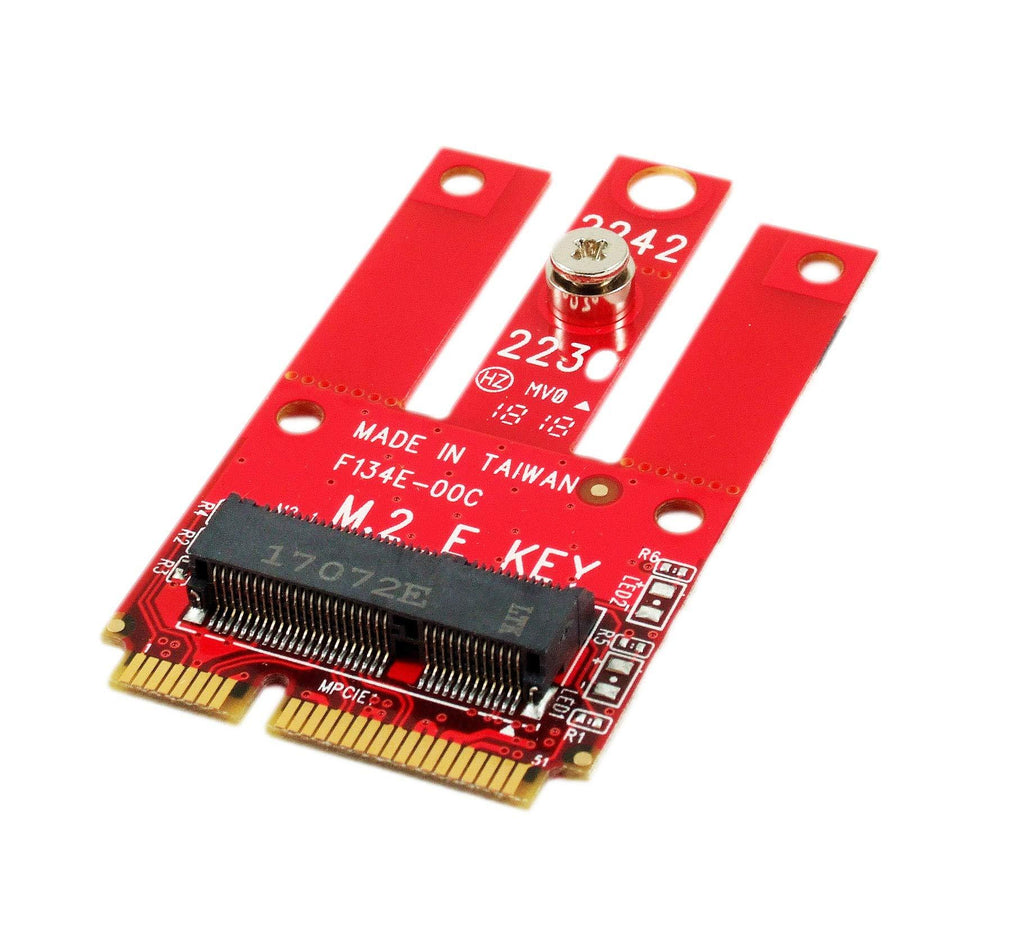 Ableconn MPEX-M2WL Mini PCIe Adapter with M.2 Key E Slot - Support PCIe and USB Based M.2 E Key and A-E Key Module for Mini PCI Express - Work for WiFi & Bluetooth M2 Module E Key M.2 Slot - LeoForward Australia