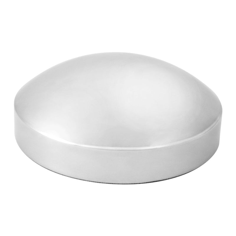  [AUSTRALIA] - GG Grand General Stainless Steel 8-1/4" I.D Grand General 20029 Standard Rear Hub Cap w/Extended Side Wall for Trucks, Towing, Trailers, RVs and Buses