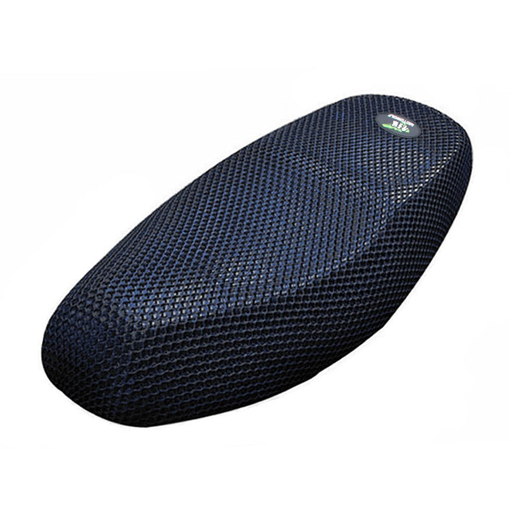  [AUSTRALIA] - uxcell XL 3D Motorcycle Moped Seat Cover Breathable Mesh Net Cushion Black Blue