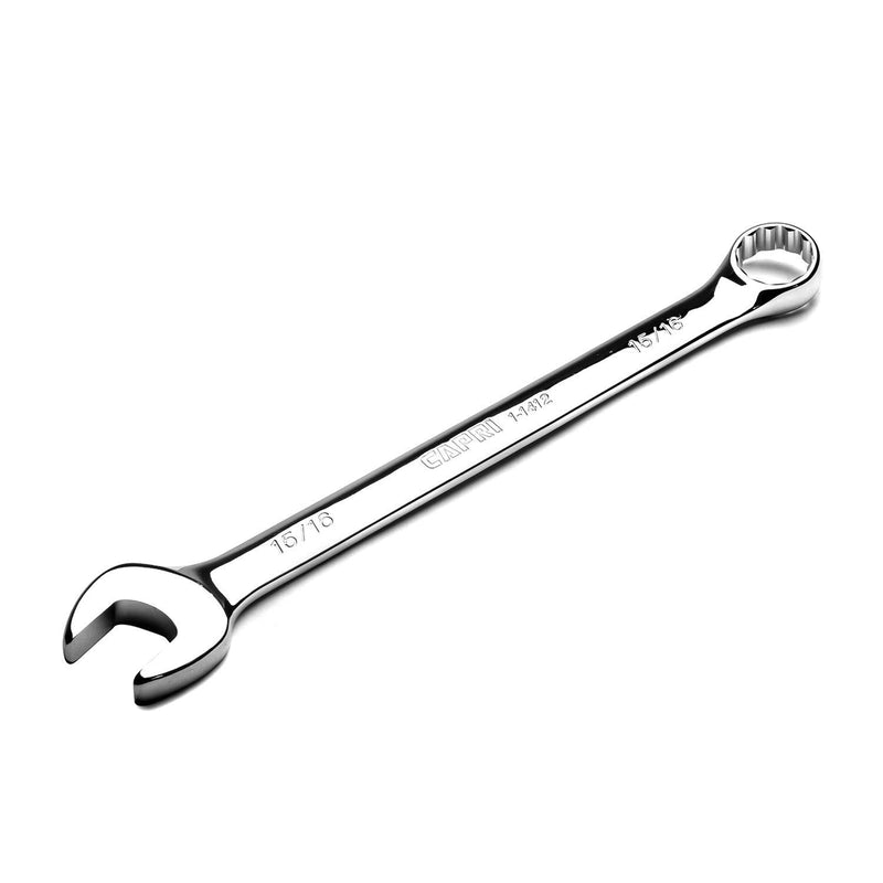  [AUSTRALIA] - Capri Tools SmartKrome 15/16-inch Combination Wrench, 12 Point, SAE 15/16"