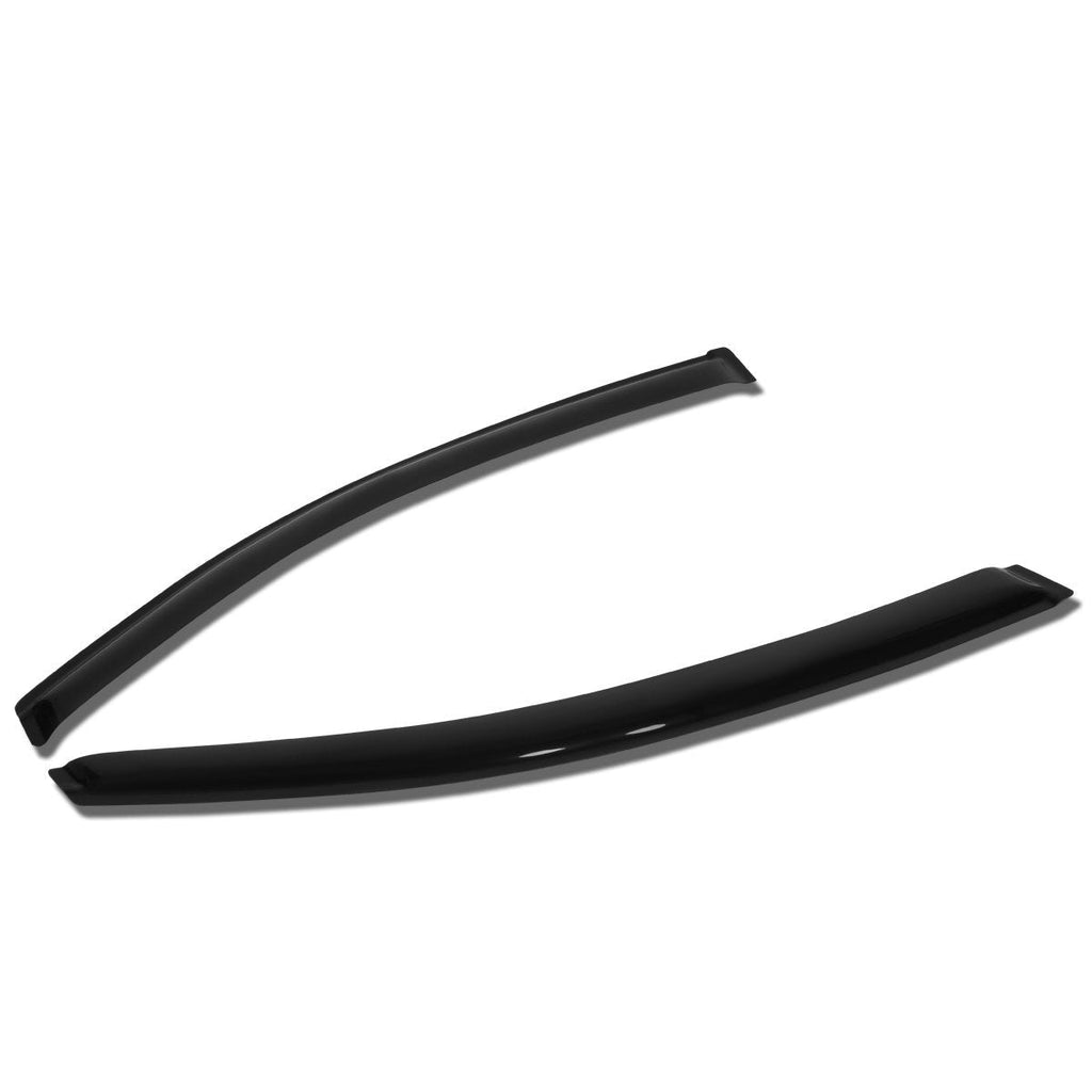  [AUSTRALIA] - DNA MOTORING WVS-T2-0037 Window Vent Visor Deflector Rain Guard (2pcs, Dark Smoke), 1 Pack