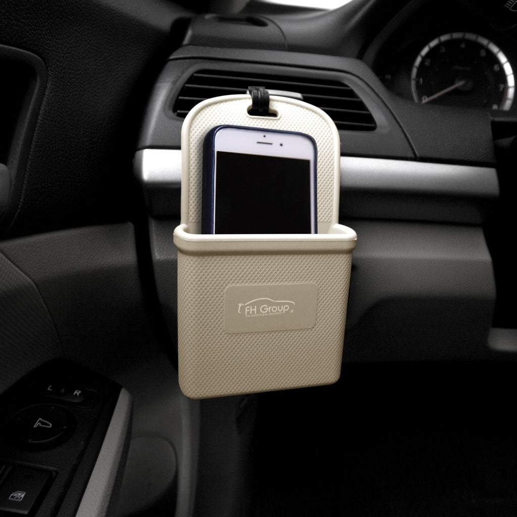 FH Group FH3022BEIGE Beige Silicone Car Vent Mounted Phone Holder (Smartphone works with IPhone Plus Galaxy Note Beige Color) - LeoForward Australia