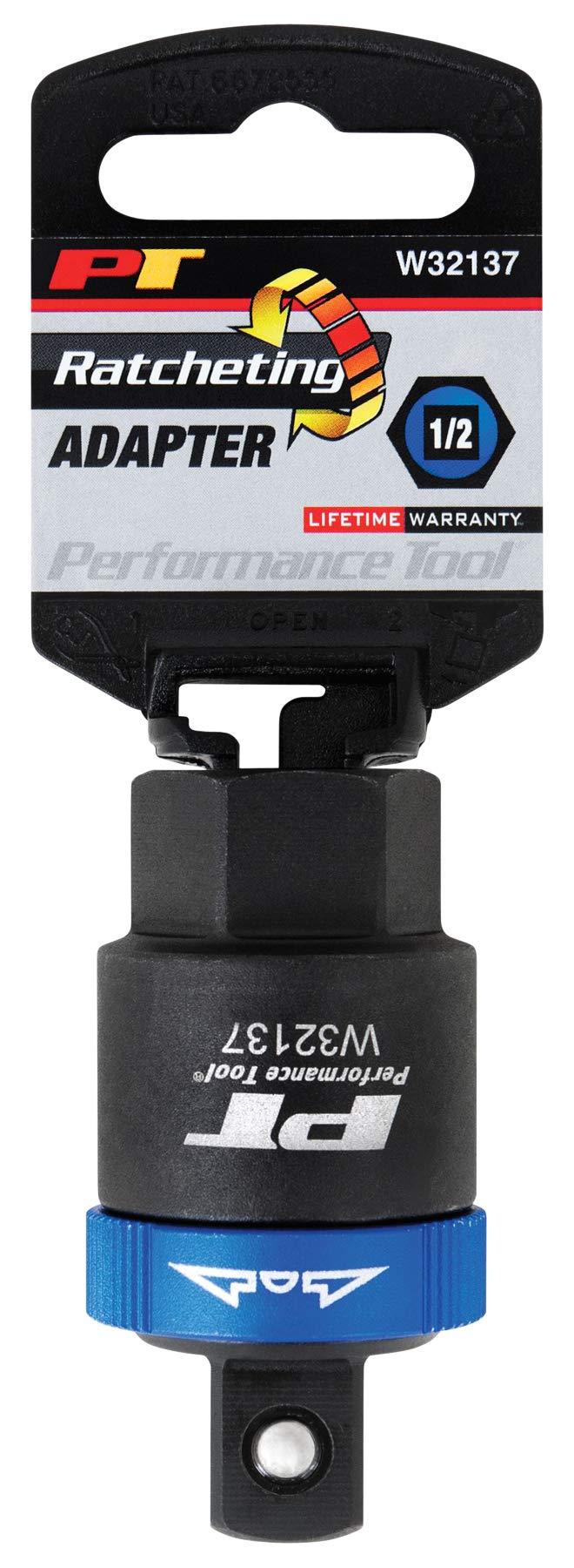  [AUSTRALIA] - Performance Tool W32137 1/2" Dr. Ratcheting Adapter 1/2" DR Ratcheting Adapter