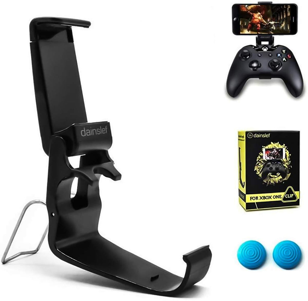 Dainslef Xbox/Xbox One Controller Phone Mount, Xbox Controller Holder for Phones, Cellphone Clip, Foldable ClampFor Microsoft Xbox One/Xbox One S/Steelseries Nimbus Duo(Clip Only) - LeoForward Australia