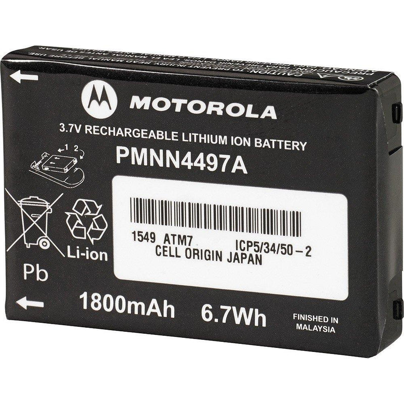 Motorola Solutions PMNN4497 3.7V Li-Ion 1800mAh Battery - LeoForward Australia
