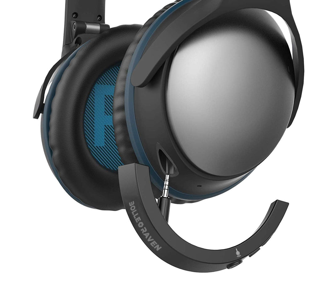  [AUSTRALIA] - Bolle&Raven Wireless Bluetooth Adapter for Bose QuietComfort 25 Headphones (QC25) Black