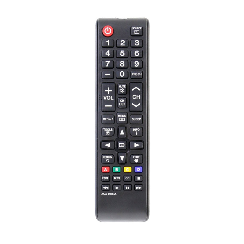 AA59-00666A Replace Remote fit for Samsung TV UN40ES6100 UN40ES6100F UN46ES6100 UN50ES6100 UN50ES6100F UN55ES6100F UN32EH4003F UN60ES6100F UN32EH4003V UN40ES6003F UN46ES6003FXZA UN22ES4003 UN39EH5003F - LeoForward Australia