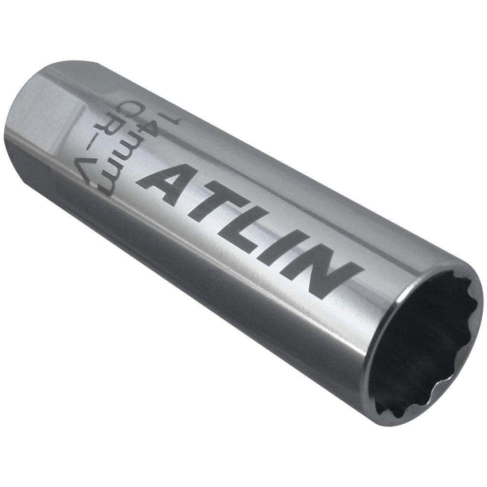 ATLIN Thin Wall Spark Plug Socket 12-Point, 14-millimeters Compatible with BMW, Nissan, Mini - LeoForward Australia