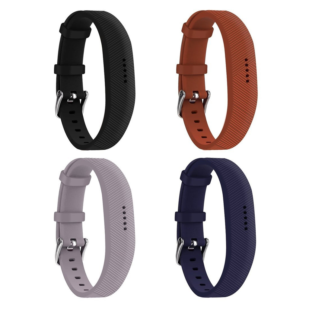 Huadea Compatible Replacment for Fitbit Flex 2,with Watch Buckle Comfortable Soft Silicone Wristband (4 Pack) - LeoForward Australia