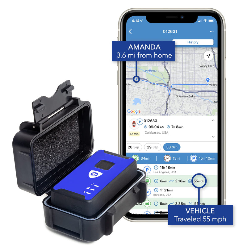  [AUSTRALIA] - Brickhouse Security Spark Nano 7 GPS Tracker with Magnetic Waterproof Weatherproof Case for Car, Truck and Fleet Vehicle Real-Time LTE GPS Tracking. Subscription Required!