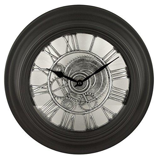 Kole Imports OS214 Black Gear Design Wall Clock - LeoForward Australia