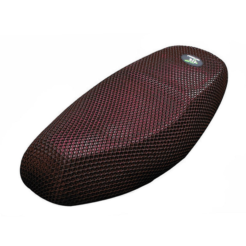  [AUSTRALIA] - uxcell XL 3D Motorcycle Moped Seat Cover Breathable Mesh Net Cushion Black Red