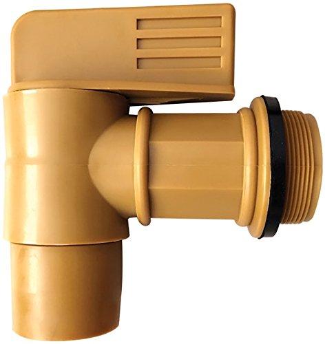 Lumax LX-1726 ¾ Barrel Faucet with 2” Male Drum Adaptor for Dispensing Non-Corrosive, Lightweight Oils, Mild Chemicals, Most Water-Based Fluids and Cleaning Solutions - LeoForward Australia