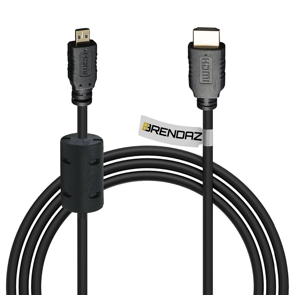 BRENDAZ Micro-HDMI (Type D) to HDMI (Type A) High-Speed HDTV Cable with Ethernet Compatible with GOPRO Hero Series Action Cameras, HERO5, HERO6, HERO7, Apeman and Sony Action Camera Camcorder. - LeoForward Australia