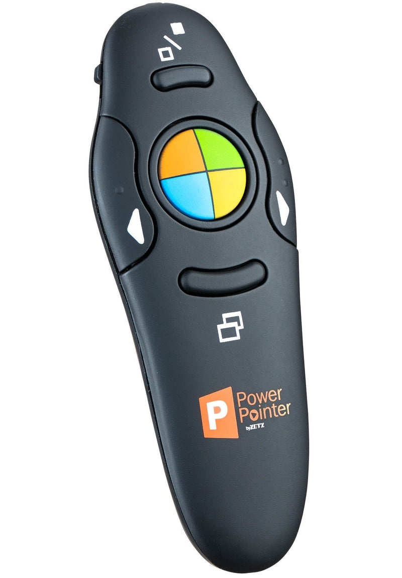 PowerPoint Presentation Clicker, USB Wireless Presenter Remote with Lazer Pointer, Black, for Microsoft Power Point RF 2.4 GHz - LeoForward Australia