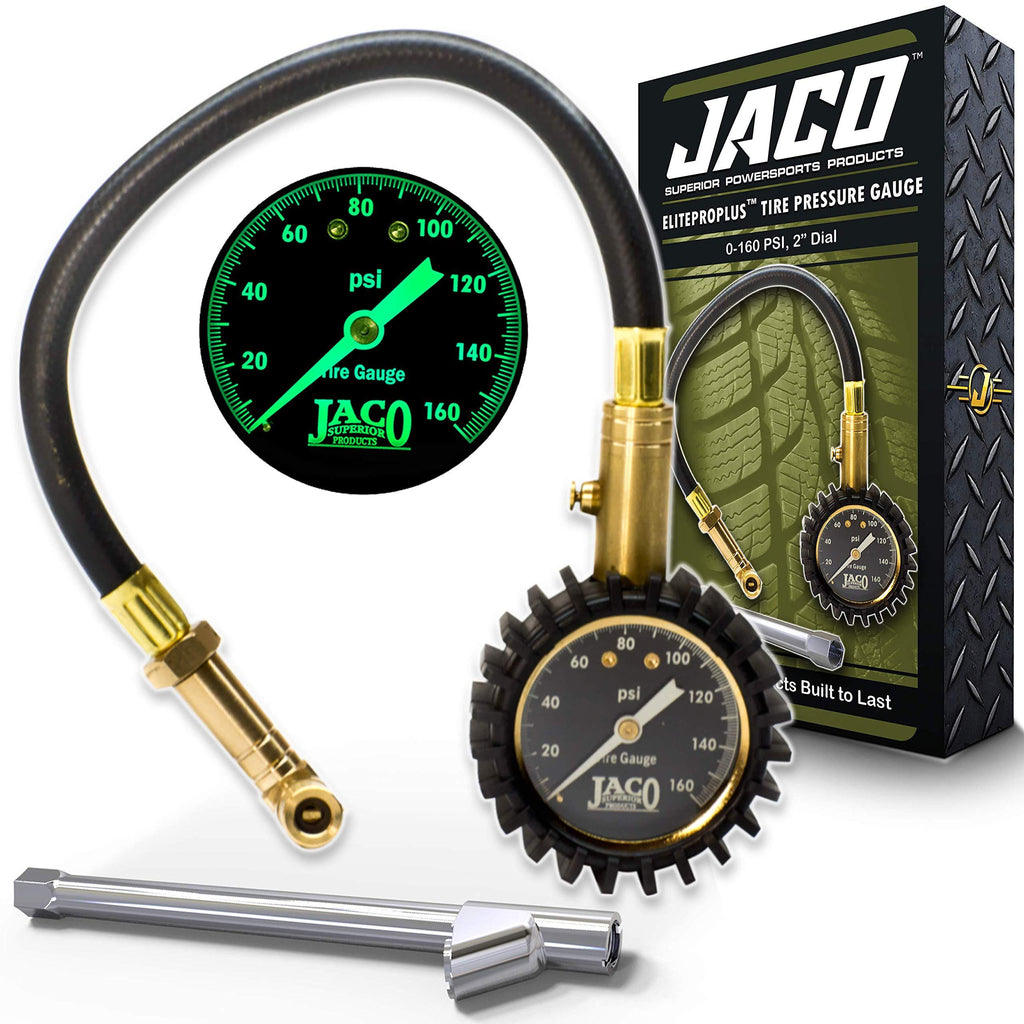 JACO EliteProPlus Tire Pressure Gauge with Dually Air Chuck - 160 PSI - LeoForward Australia