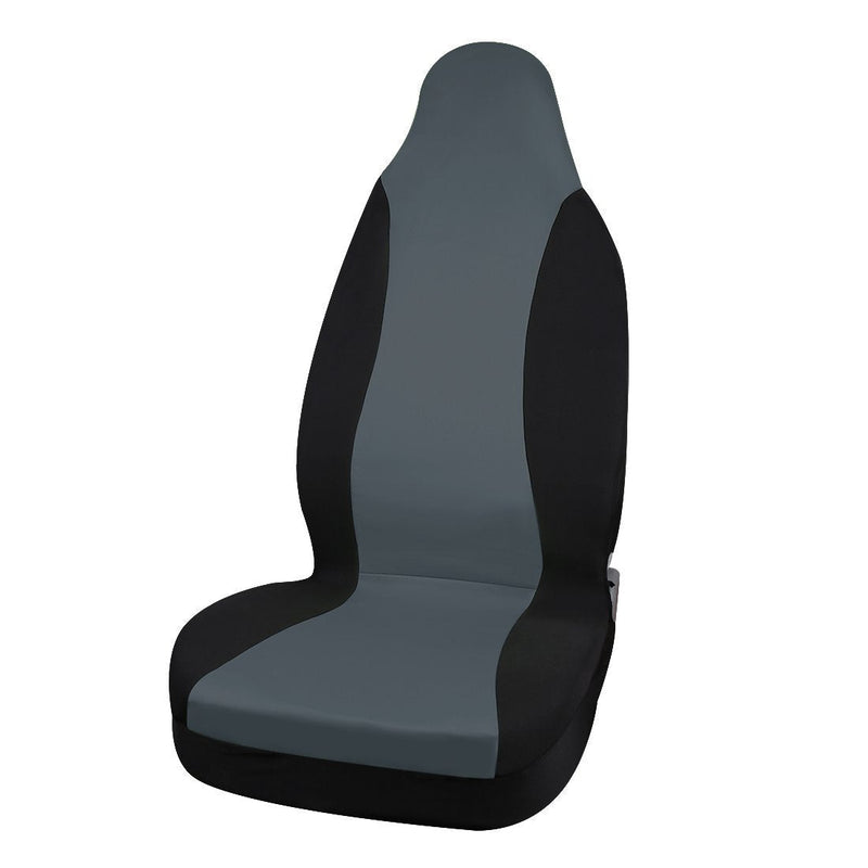  [AUSTRALIA] - uxcell High Back Bucket Auto Car Seat Covers,Polyester, Gray