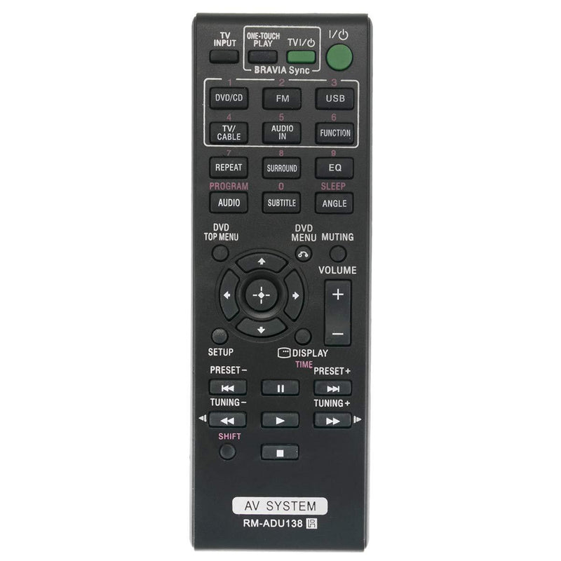 ZdalaMit RM-ADU138 Replacement Remote Control Applicable for Sony AV System DAV-TZ140 HBD-TZ130 HBD-TZ140 - LeoForward Australia