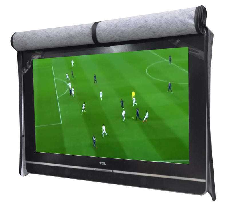  [AUSTRALIA] - A1Cover Outdoor 32" TV Set Cover,Scratch Resistant Liner Protect LED Screen Best-Compatible with Standard Mounts and Stands (Black) … 32" Black