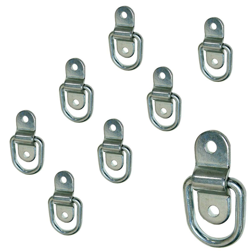  [AUSTRALIA] - Stainless Steel D-ring Tiedowns 3,500 lb. Capacity Tie Down Anchors - 8 Pack