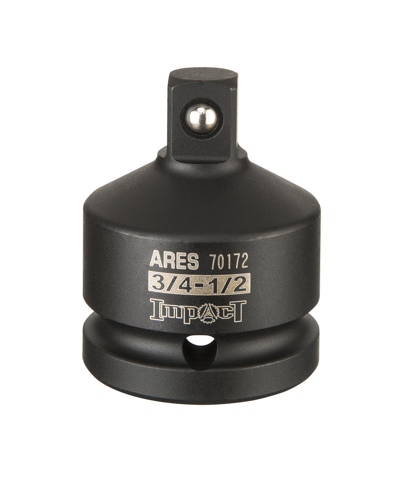  [AUSTRALIA] - ARES 70172-3/4-Inch F to 1/2-Inch M Impact Socket Adapter - Chrome Moly Steel Construction Exceeds ANSI Standards and Ensures Life Time Use ¾-Inch F to 1/2-Inch M