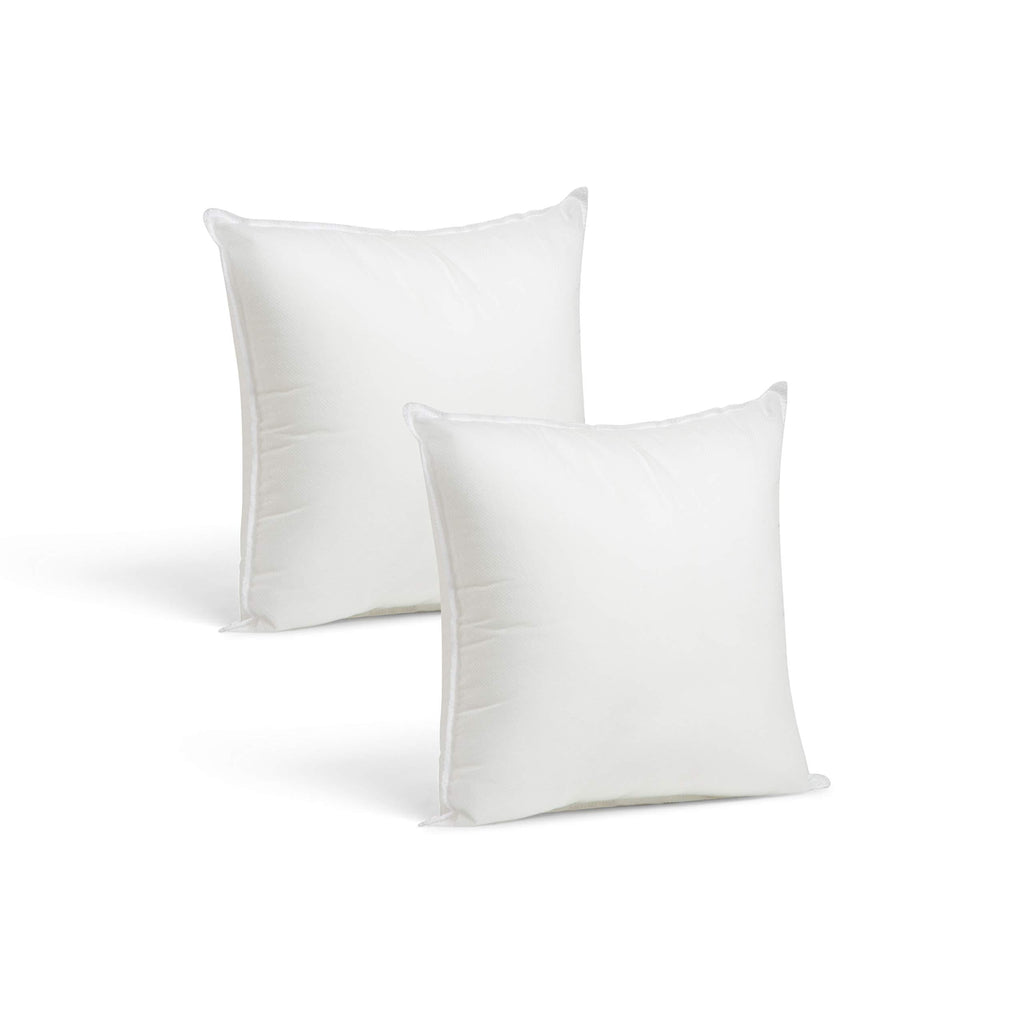 Foamily Throw Pillows Insert Set of 2 - 12 x 12 Insert for Decorative Pillow Covers - Made in USA - Bed and Couch Pillows 12" x 12" - LeoForward Australia