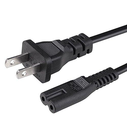 NiceTQ Replacement US 2Prong AC Power Cord Cable For HP OfficeJet 5740 5741 5743 5744 Wireless All-in-One Photo Printer - LeoForward Australia