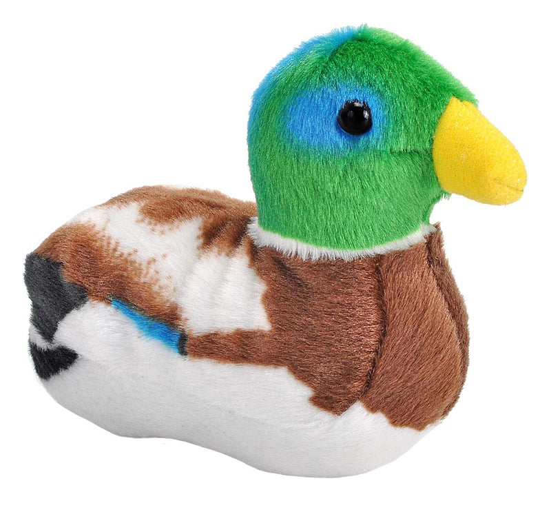 Wild Republic Audubon Birds Mallard Duck Plush with Authentic Bird Sound, Stuffed Animal, Bird Toys for Kids and Birders, 5" - LeoForward Australia