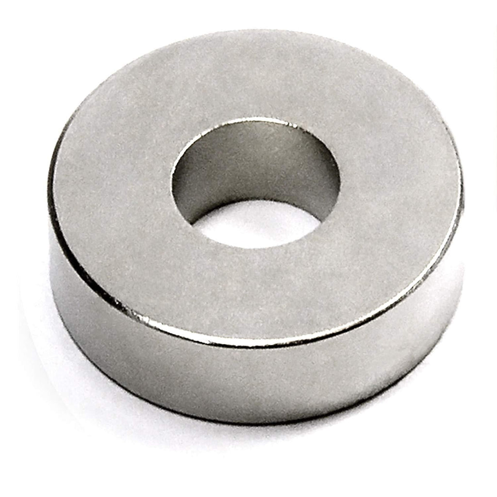 CMS Magnetics Grade N52 Super Strong Neodymium Magnet Ring OD1.26" x ID 1/2" x 3/8" - Rare Earth Magnet Ring for Classroom, Science Project and DIY Applications - One Pack - LeoForward Australia