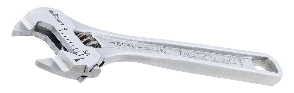  [AUSTRALIA] - Channellock 804S 4" Xtra Slim Jaw Adjustable Wrench, 4-Inch Extra Slim Jaw
