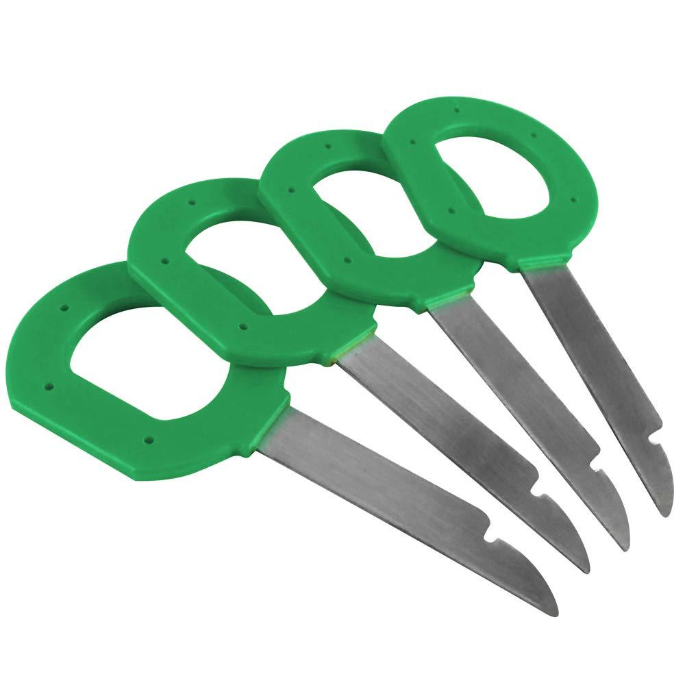  [AUSTRALIA] - ATLIN Radio Removal Tool Set for Volkswagen, Audi, and Mercedes Vehicles - 4 Pack