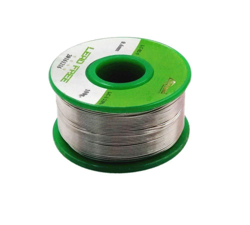  [AUSTRALIA] - JZK 100g 99Sn 0.3Ag 0.7Cu Lead Free 0.6 mm tin Wire Solder Wire with Rosin core Flux Welding Wire