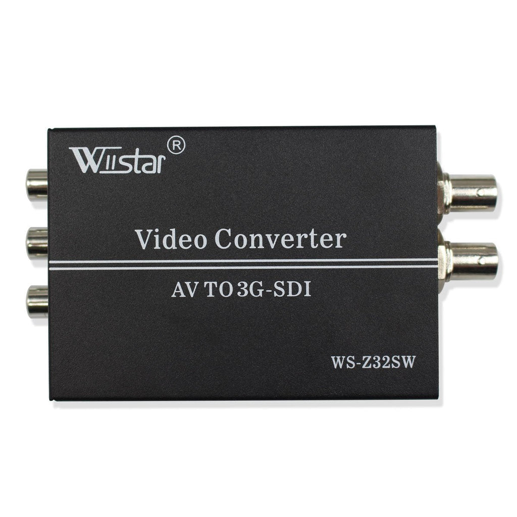  [AUSTRALIA] - Wiistar AV CVBS to 3G-SDI Audio Video Converter Support 1080P for CRT HDTV to Camera