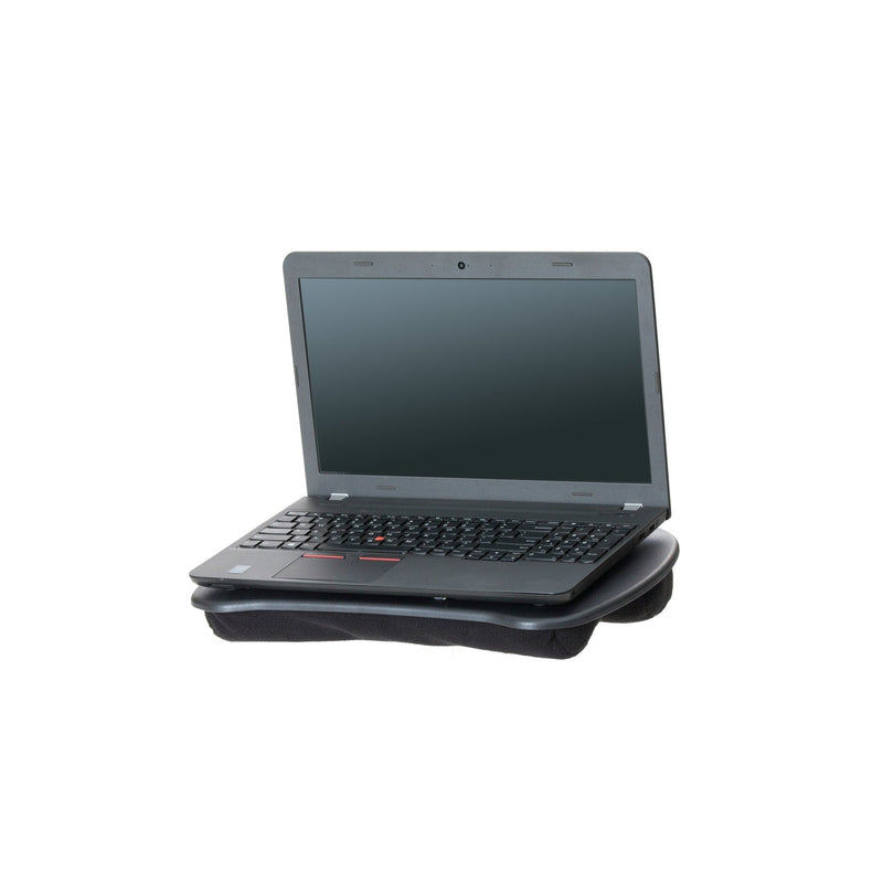  [AUSTRALIA] - Mind Reader Portable Laptop Lap Desk with Handle, Built-in Cushion for Comfort, Black