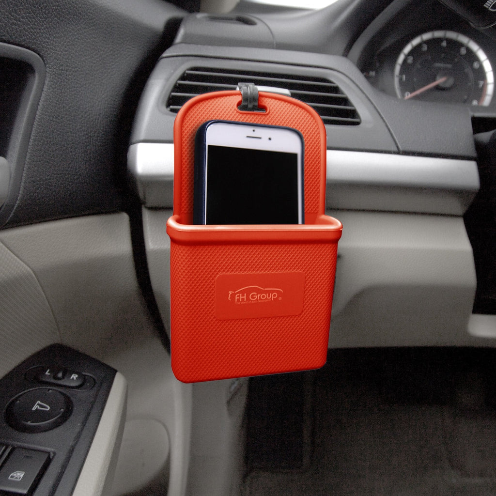  [AUSTRALIA] - FH Group FH3022RED Red Silicone Car Vent Mounted Phone Holder (Smartphone works with IPhone Plus Galaxy Note Red Color)