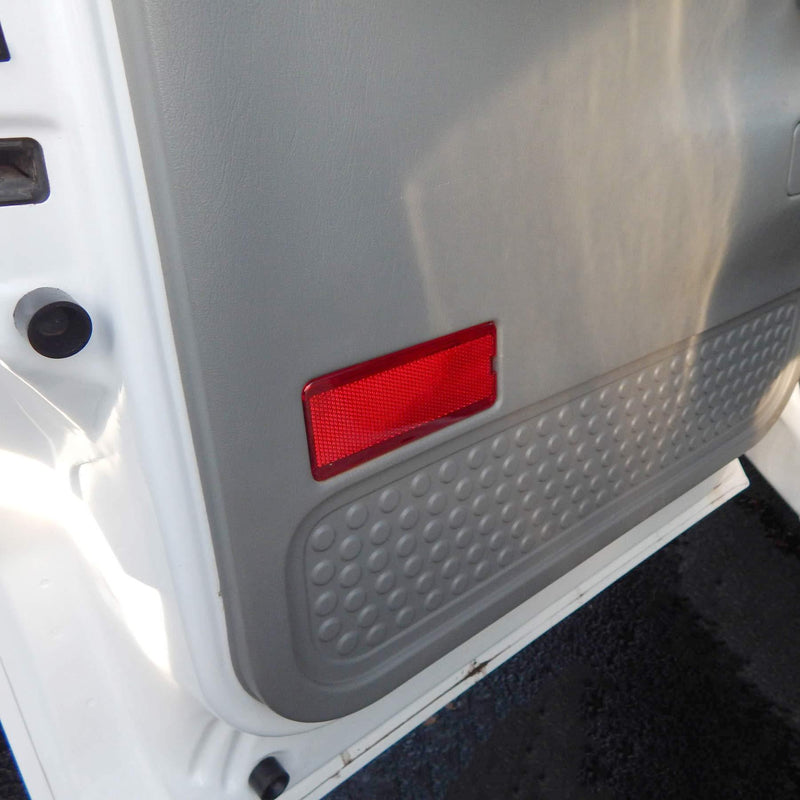  [AUSTRALIA] - Premium Door Reflector Interior Red Compatible with Ford (1999-2007 SuperDuty F250 F350 F450 F550 Super Duty & 2000-2005 Excursion) 1 - Door Reflector