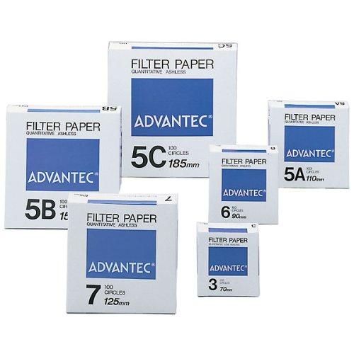 Advantec MFS N039.0CM Qualitative Ashless Filter Paper, No. 3, 0.23 mm Thickness (Pack of 100) - LeoForward Australia