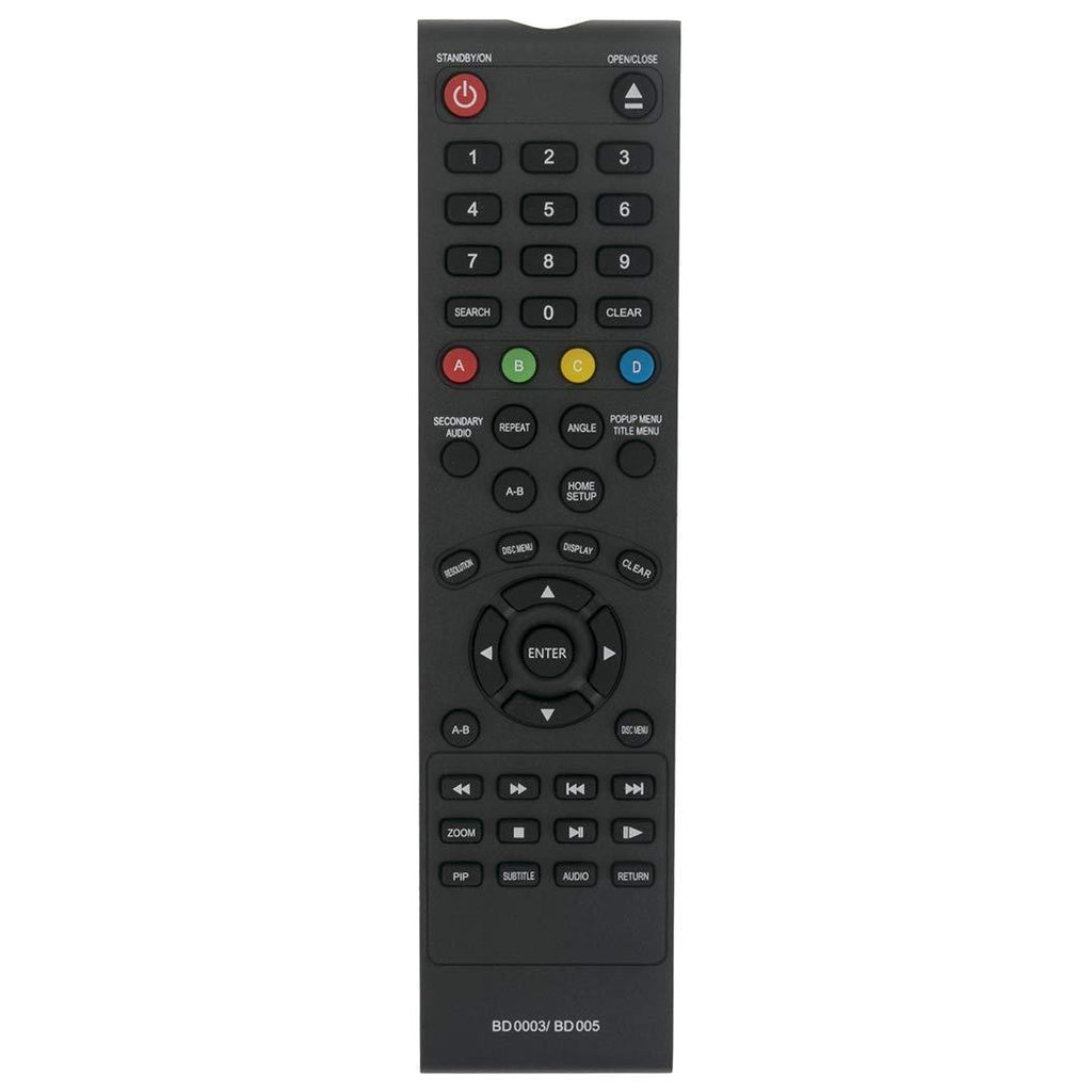 New BD003 BD0003 BD005 Blu-ray Player Replace Remote fit for Insignia NS-WBRDVD2 NS-WBRDVD2-CA NS-WBRDVD NS-BRDVD3 NS-BRDVD3-CA NS-BRDVD4 NS-BRDVD4-CA NS-BDLIVE01 NS-BRDVD2 NS-WBRDVD2 NS-WBRDVD2-CA - LeoForward Australia