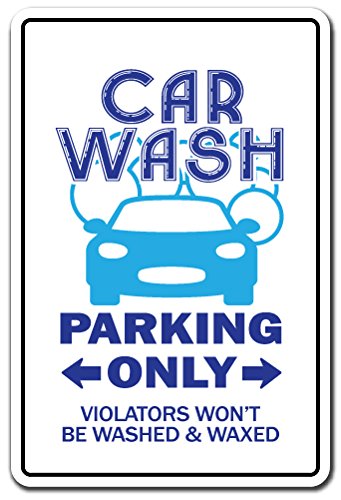  [AUSTRALIA] - Car Wash Novelty Sign | Indoor/Outdoor | Funny Home Décor for Garages, Living Rooms, Bedroom, Offices | Signmission Gift Automobile Detail Shop Wax Walter White's A1 Clean Sign Wall Plaque Decoration