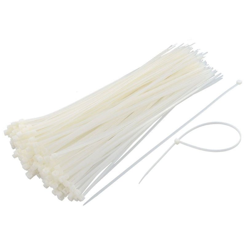  [AUSTRALIA] - TrendBox 2000 (Size: 3x80mm/3 inches) White Self-Locking Nylon Plastic Cable Cord Zip Ties Wrap Fasten Wire Durable Indoor Outdoor Travel Home Corrosion Resistance 2000 x 3 IN