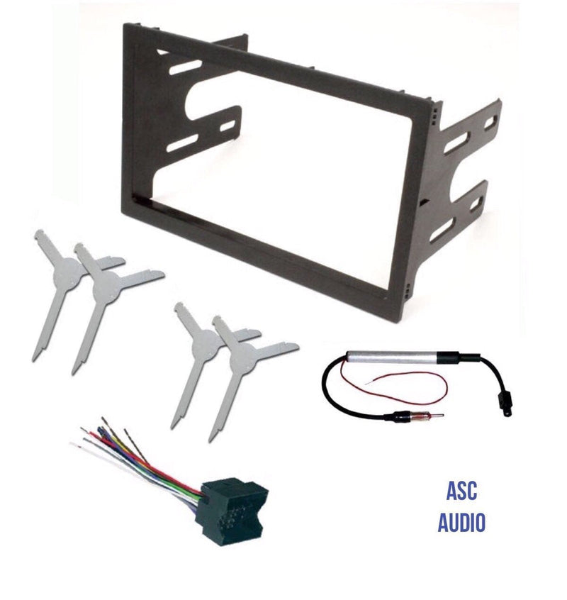 ASC Audio Car Stereo Dash Kit, Wire Harness, Antenna Adapter, and Radio Remove Tool for installing a Double Din Radio for select VW Volkswagen Vehicles - Compatible Vehicles Listed Below - LeoForward Australia