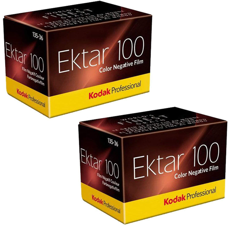 Kodak Ektar 100 Professional ISO 100, 35mm, 36 Exposures, Color Negative Film (Pack of 2) - LeoForward Australia