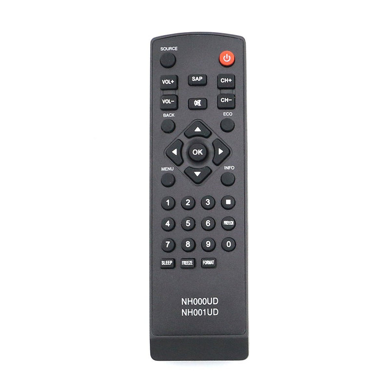 ZdalaMit NH000UD NH001UD Replaced Remote fit for Emerson Sylvania TV RLC220SL1 LC320SL1 LC220SL1 LC190SL1 LC320EM3F RLC370EM2 LC370EM2 RLC320EM2F LC401EM3F RLC320SL1 LC190EM2 LC320SL1DS2 LC401EM2F - LeoForward Australia