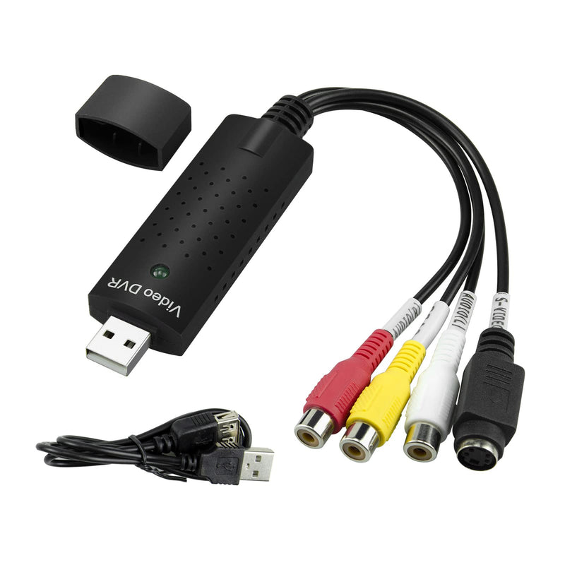  [AUSTRALIA] - Little World The VHS to Digital Converter - USB 2.0 Audio/Video Converter, Video Capture Card VHS Box VHS VCR TV to Digital Converter Windows 2000/Win Xp/Win Vista/Win 7/Win 8/ Win 10/ Win 11/ Mac