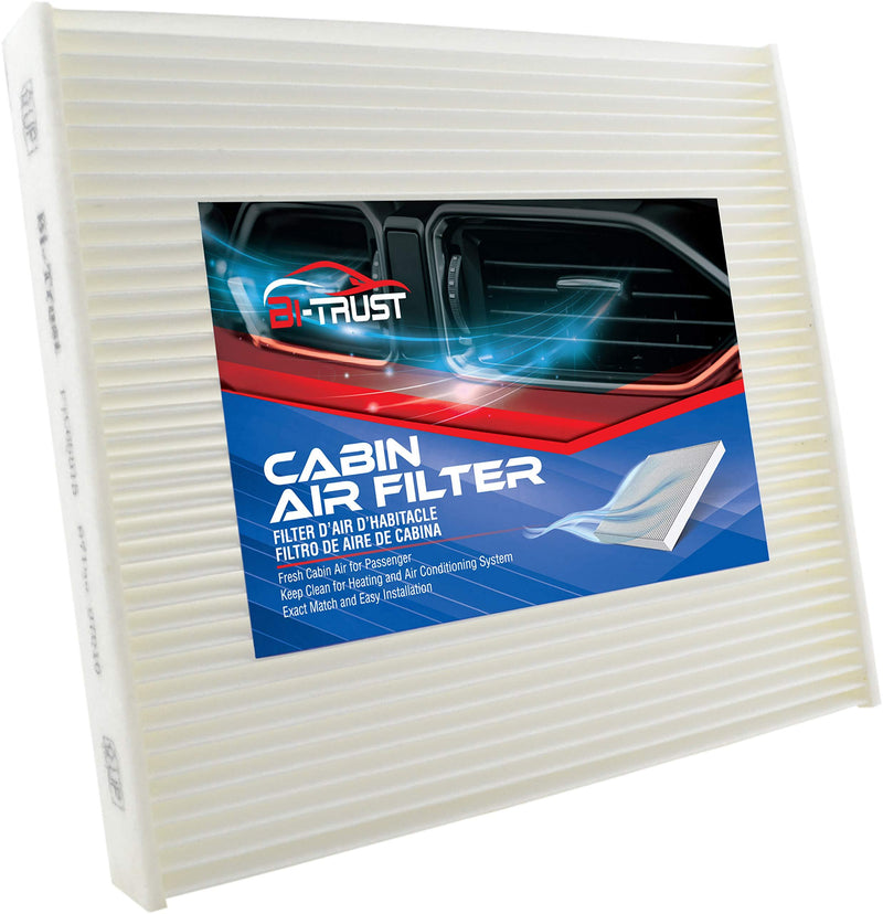 Bi-Trust Cabin Air Filter,Replacement for CF10285,CP285,VF2000, Compatible with Toyota/Lexus /Subaru/Scion/Pontiac,White Non-woven fabric - LeoForward Australia