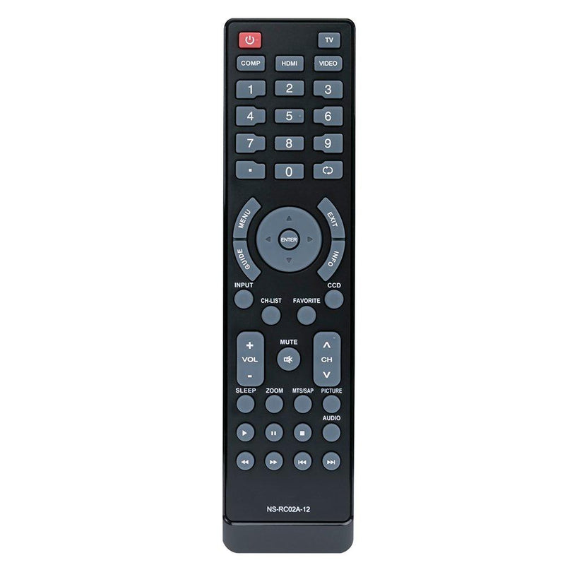 NS-RC02A-12 Replace Remote fit for Insignia TV NS-55L780A12 NS-46L780A12 NS-42L780A12 NS-37L760A12 NS-46E790A12 NS-32E740A12 NS-39L700A12 NS-19E720A12 NS-22E730A12 NS-24E730A12 NS-15E720A12 - LeoForward Australia