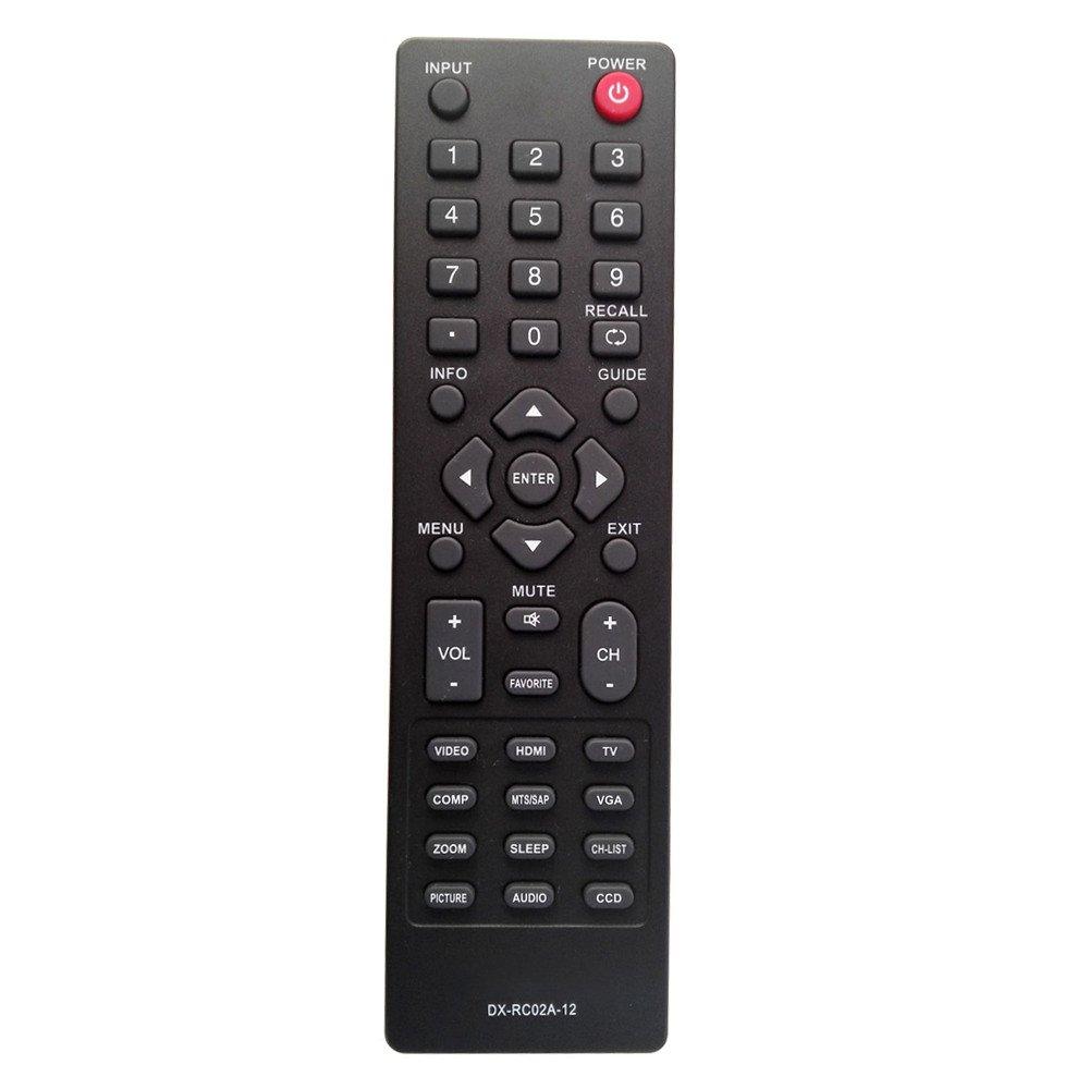 ZdalaMit DX-RC02A-12 Replace TV Remote Control for Dynex DX-40L130A11 DX-32L151A11 DX-55L150A11 DX-15L150A11 DX-40L150A11 DX-46L150A11 DX-24E150A11 DX-26L100A13 DX-32L220A12 DX-32E250A12 DX-37L200A12 - LeoForward Australia