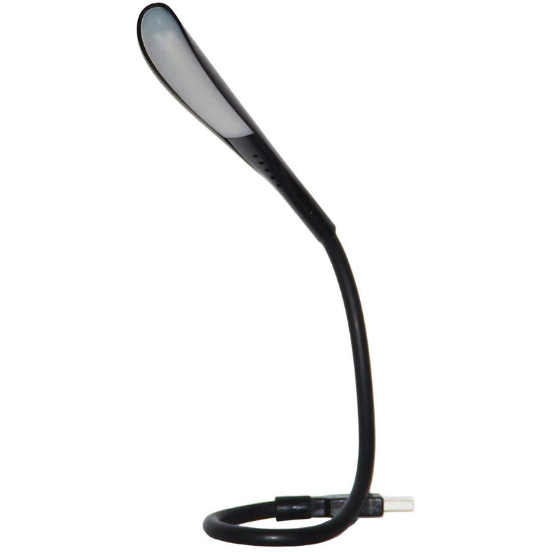 USB Reading Lamp with 14 LEDs Dimmable Touch Switch and Flexible Gooseneck for Notebook Laptop, Desktop, PC and MAC Computer + On/Off Setting (14 LED, Black) 14 LED - LeoForward Australia