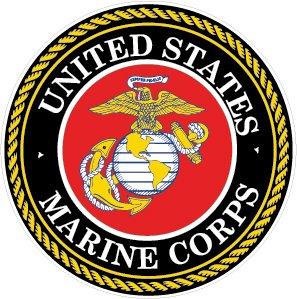  [AUSTRALIA] - NI925 2-Pack Marine Corps Decal Sticker | 4-Inch Premium Quality Decal Sticker | USMC Decal | US Marines